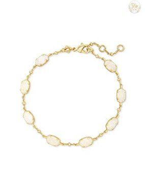Kendra Scott Emilie Link Bracelet Women Gold Plated Brass Chain